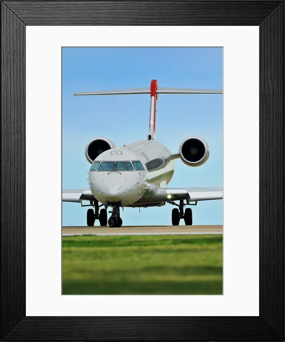 Framed Print : Bombardiar CRJ900LR Taxiing Framed Print : Bombardiar CRJ900LR Taxiing