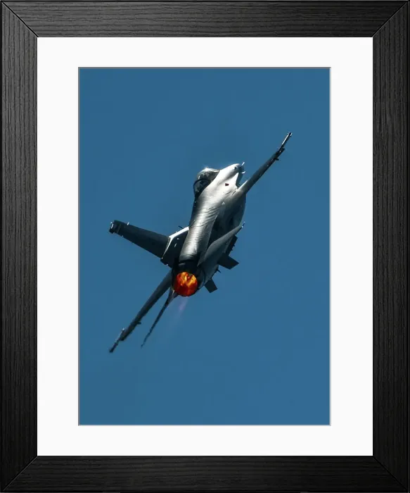 Framed Print : A USAF Lockheed Martin F-16C Viper going vertical in afterburner Framed Print : A USAF Lockheed Martin F-16C Viper going vertical in afterburner