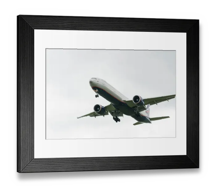 Framed Print : Russian Airlines Aeroflot commercial passenger aircraft Boeing 777-300ER landing during a flight on the route Moscow Sheremetyevo International Airport SVO - Petropavlovsk-Kamchatsky Airport PKC Framed Print : Russian Airlines Aeroflot commercial passenger aircraft Boeing 777-300ER landing during a flight on the route Moscow Sheremetyevo International Airport SVO - Petropavlovsk-Kamchatsky Airport PKC