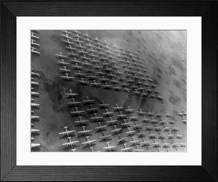 Framed Print : Mothballed Boeing B17 and Consolidated B24 Planes Graveyard Framed Print : Mothballed Boeing B17 and Consolidated B24 Planes Graveyard