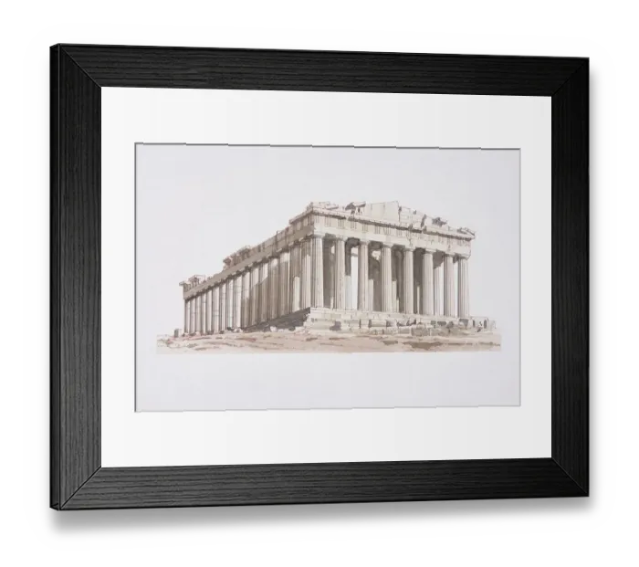 Framed Print : Greece, Athens, the Acropolis or Parthenon