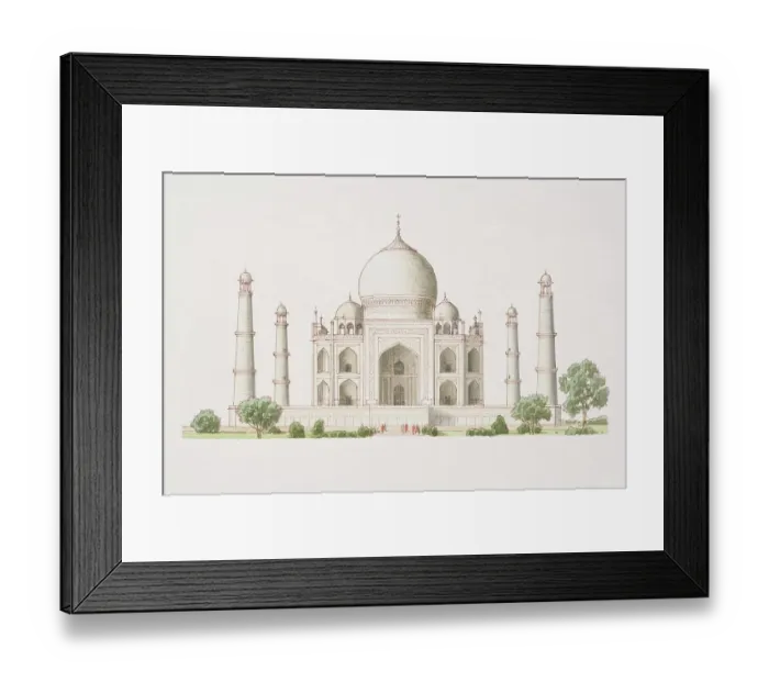 Framed Print : India, Agra, Taj Mahal, front view Framed Print : India, Agra, Taj Mahal, front view