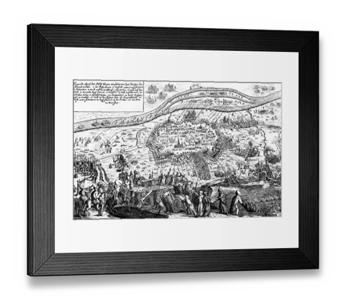 Framed Print : Defeat of the Ottoman Empire in Vienna in 1683: Shelling of the city by the Ottomans Framed Print : Defeat of the Ottoman Empire in Vienna in 1683: Shelling of the city by the Ottomans