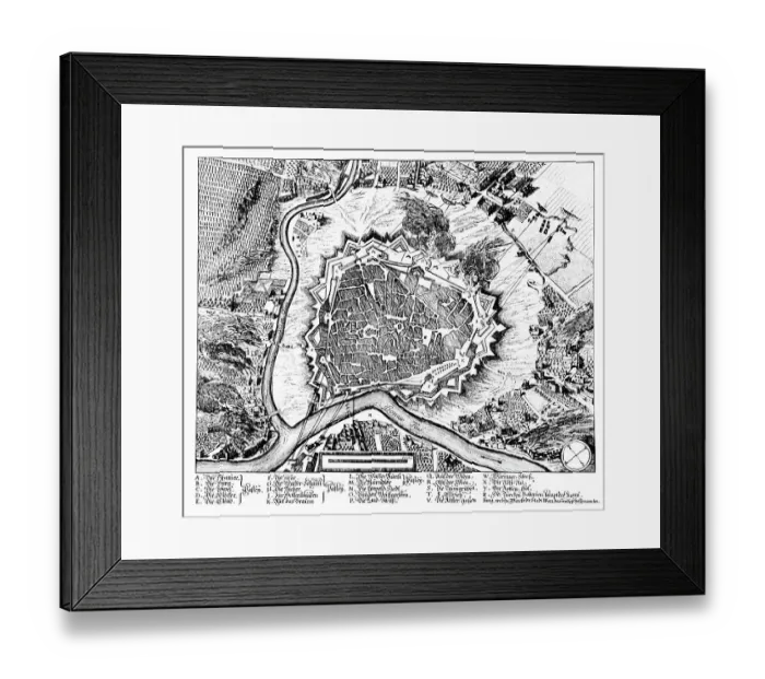 Framed Print : Defeat of the Ottoman Empire in Vienna in 1683: Vienna with the destroyed suburbs Framed Print : Defeat of the Ottoman Empire in Vienna in 1683: Vienna with the destroyed suburbs