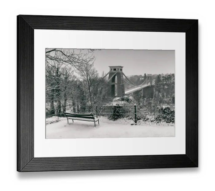Framed Print : Clifton Suspension Bridge Meeting Place