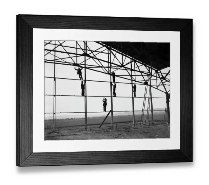 Framed Print : Single Span Hanger Framed Print : Single Span Hanger