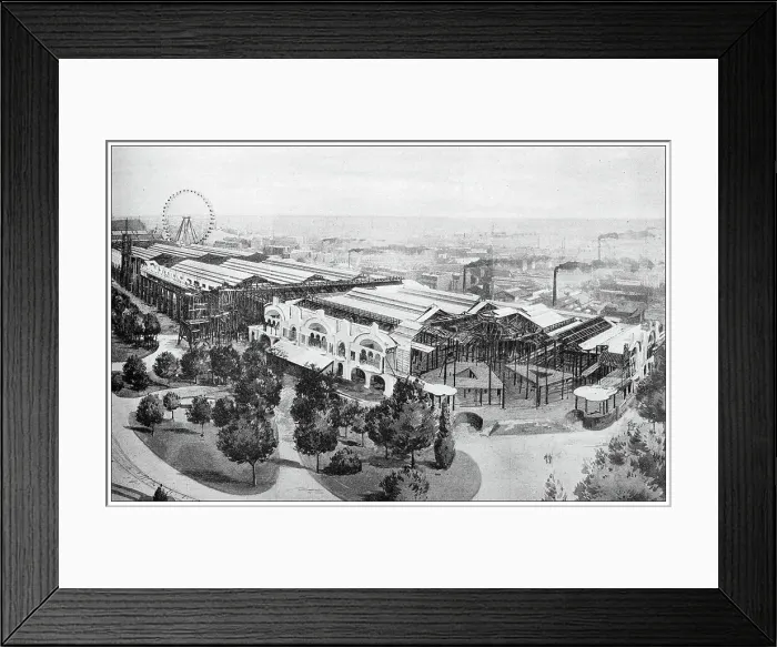 Framed Print : Preparation for the Paris Exposition Universelle 1900 (1899)