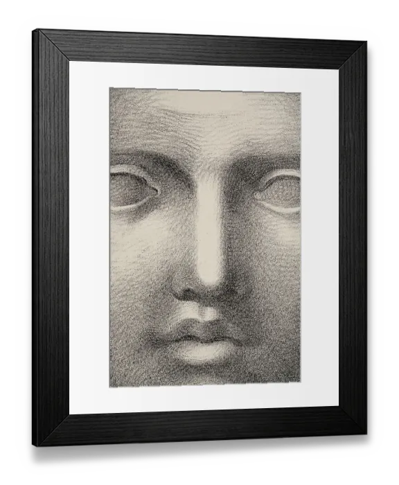 Framed Print : Vintage illustration Close up detail of the human face, nose, lips, eyes, identity, blank expression 19th Century Framed Print : Vintage illustration Close up detail of the human face, nose, lips, eyes, identity, blank expression 19th Century