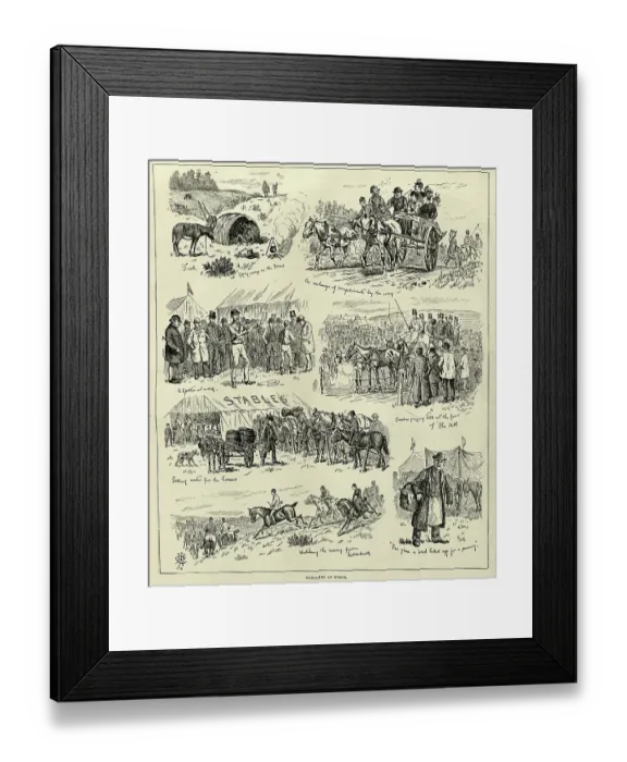Framed Print : Vintage illustration Sketches from the Epsom Derby, Horse racing, Victorian History of Sport, 1890s Framed Print : Vintage illustration Sketches from the Epsom Derby, Horse racing, Victorian History of Sport, 1890s