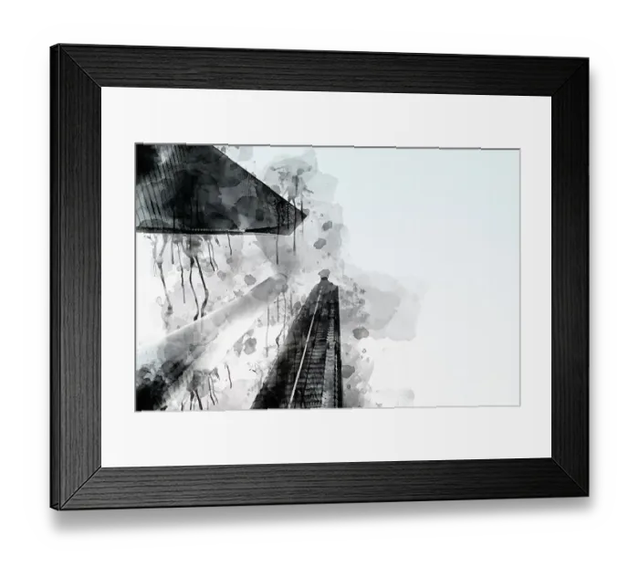 Framed Print : Shanghai Tower, world Financial Center and Jin Mao Tower in Shanghai. Ink wash painting effect Framed Print : Shanghai Tower, world Financial Center and Jin Mao Tower in Shanghai. Ink wash painting effect