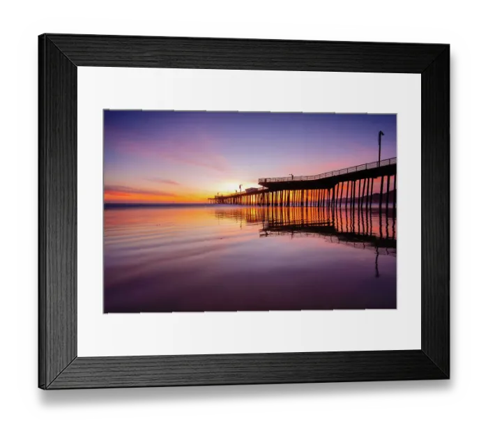 Framed Print : Pismo Beach Pier