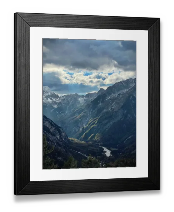 Framed Print : Trenta Pass Framed Print : Trenta Pass