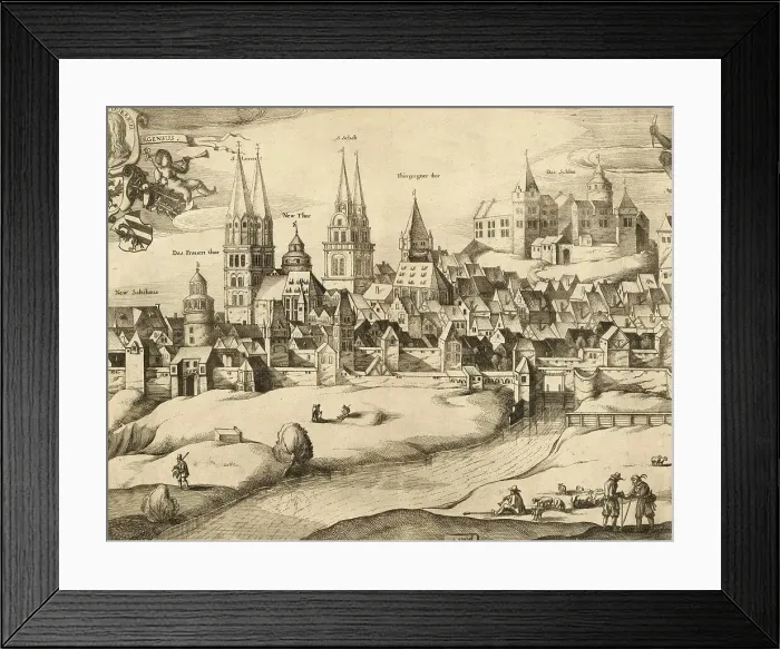 Framed Print : View of Nuremberg, Bavaria, Germany, in 1666, Historical, digitally restored reproduction from a 19th century original Framed Print : View of Nuremberg, Bavaria, Germany, in 1666, Historical, digitally restored reproduction from a 19th century original