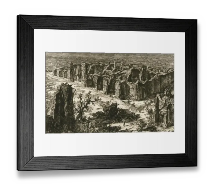 Framed Print : Ancient Rome, Ruins of the Antonine Baths, Baths of Caracalla, 1770, Italy, Historic, digitally restored reproduction from an original of the period Framed Print : Ancient Rome, Ruins of the Antonine Baths, Baths of Caracalla, 1770, Italy, Historic, digitally restored reproduction from an original of the period