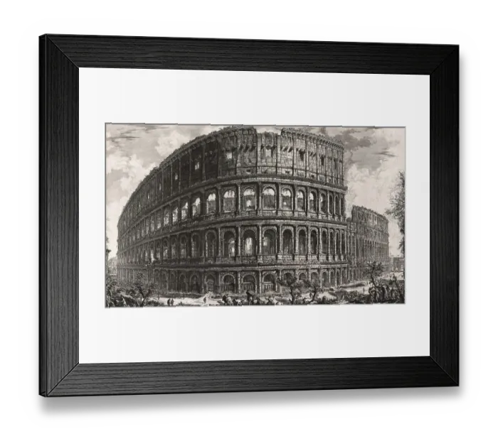 Framed Print : Ancient Rome, Anfiteatro Favio, detto il Colosseo, View of the Flavian Amphitheatre, called Colosseum, 1760, Italy, Historic, digitally restored reproduction from an original of the period Framed Print : Ancient Rome, Anfiteatro Favio, detto il Colosseo, View of the Flavian Amphitheatre, called Colosseum, 1760, Italy, Historic, digitally restored reproduction from an original of the period