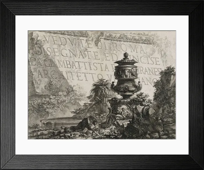 Framed Print : Views of Rome, drawn and engraved by Giambattista Piranesi, Artist Giovanni Battista Piranesi, Etcher Giovanni Battista Piranesi, Historic, digitally restored reproduction from an original of the time, 1760, Italy Framed Print : Views of Rome, drawn and engraved by Giambattista Piranesi, Artist Giovanni Battista Piranesi, Etcher Giovanni Battista Piranesi, Historic, digitally restored reproduction from an original of the time, 1760, Italy