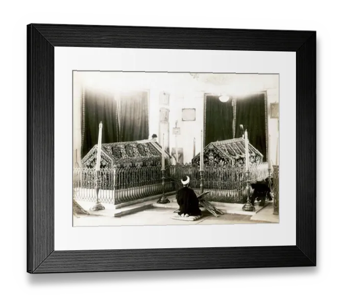 Framed Print : Tomb of Sultan Mahmoud and Aziz, 1870, Constantinople, Istanbul, Turkey, Historical, digitally restored reproduction from a 19th century original Framed Print : Tomb of Sultan Mahmoud and Aziz, 1870, Constantinople, Istanbul, Turkey, Historical, digitally restored reproduction from a 19th century original