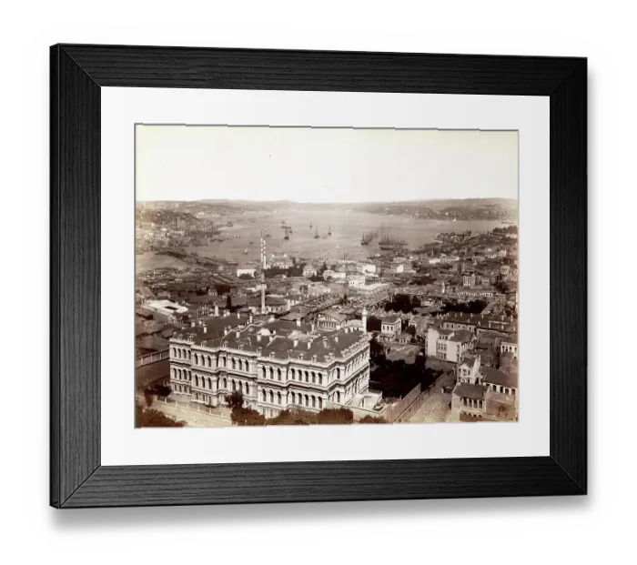 Framed Print : View of the Bosphorus, Constantinople, today Istanbul, 1870, Turkey, Historical, digitally restored reproduction from a 19th century original Framed Print : View of the Bosphorus, Constantinople, today Istanbul, 1870, Turkey, Historical, digitally restored reproduction from a 19th century original