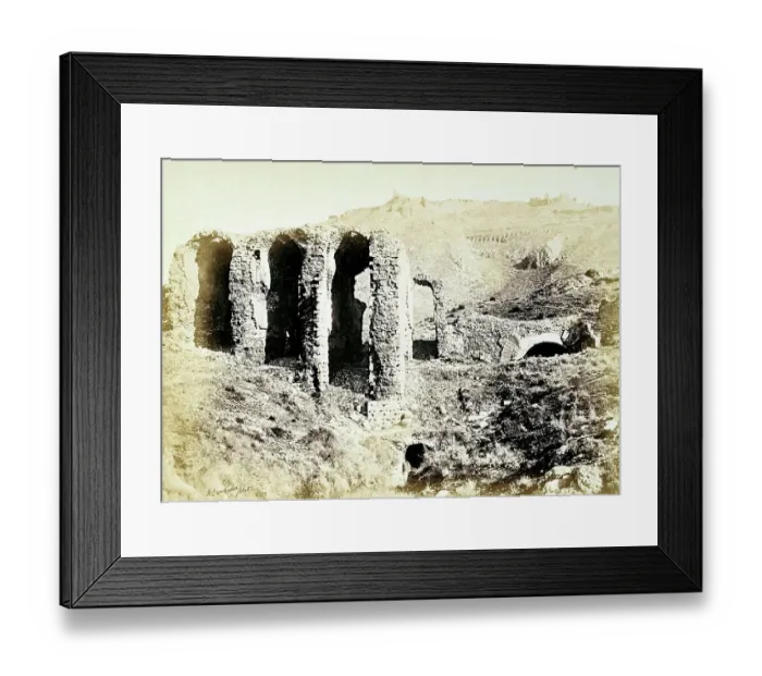 Framed Print : Ruins of Pergamos, Amphitheatre, c. 1870, Turkey, Historical, digitally restored reproduction from a 19th century original Framed Print : Ruins of Pergamos, Amphitheatre, c. 1870, Turkey, Historical, digitally restored reproduction from a 19th century original