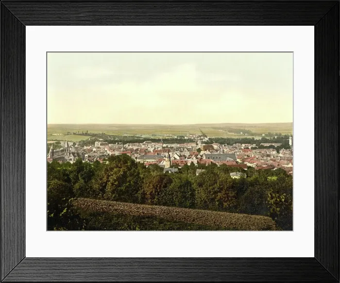 Framed Print : Arnstadt in Thuringia, Germany, Historic, digitally restored reproduction of a photochromic print from the 1890s Framed Print : Arnstadt in Thuringia, Germany, Historic, digitally restored reproduction of a photochromic print from the 1890s