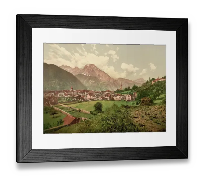 Framed Print : Altdorf in Bavaria, Germany, Historic, digitally restored reproduction of a photochromic print from the 1890s Framed Print : Altdorf in Bavaria, Germany, Historic, digitally restored reproduction of a photochromic print from the 1890s