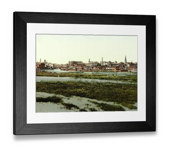 Framed Print : The Old Town of Poznan, formerly Germany, now Poznan in Poland, Germany, Historic, digitally restored reproduction of a photochrome print from the 1890s Framed Print : The Old Town of Poznan, formerly Germany, now Poznan in Poland, Germany, Historic, digitally restored reproduction of a photochrome print from the 1890s
