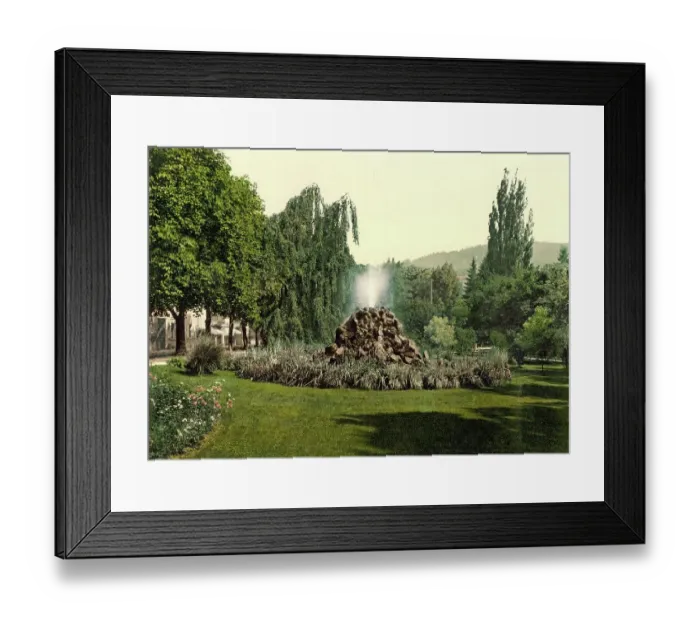 Framed Print : Allee in the Lichtental district, Baden-Baden, Baden-Wuerttemberg, Germany, Historic, digitally restored reproduction of a photochromic print from the 1890s Framed Print : Allee in the Lichtental district, Baden-Baden, Baden-Wuerttemberg, Germany, Historic, digitally restored reproduction of a photochromic print from the 1890s