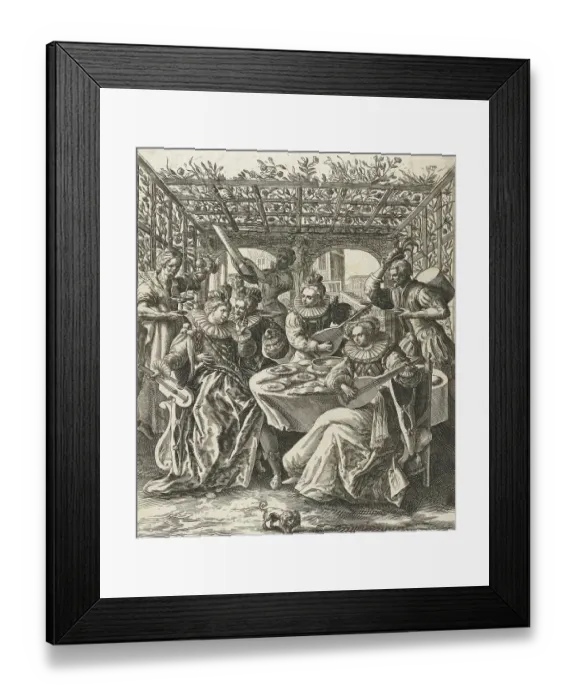 Framed Print : The prodigal wastes his money, Antwerp, 1585, Belgium, Historical, digitally restored reproduction from a 19th century original Framed Print : The prodigal wastes his money, Antwerp, 1585, Belgium, Historical, digitally restored reproduction from a 19th century original