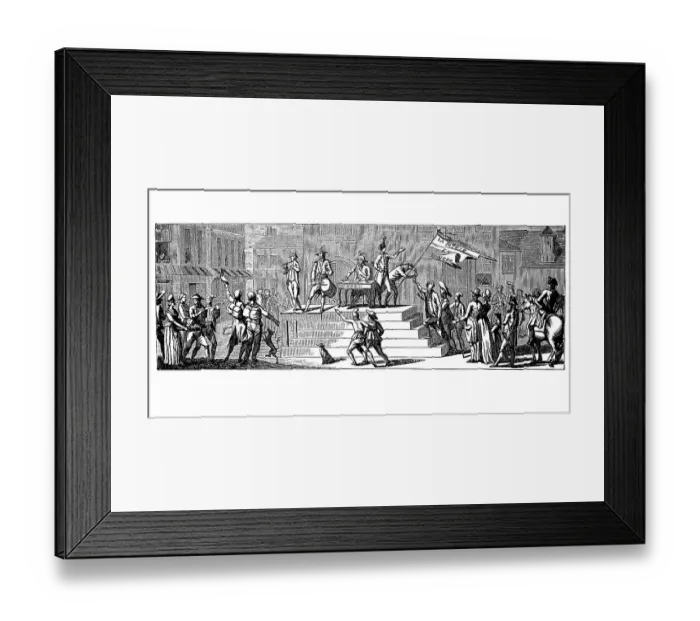 Framed Print : Proclamation of the Patrie en danger, Recruitment of Volunteers, French Revolution, France, 1792, digitally restored reproduction of an original 19th-century artwork Framed Print : Proclamation of the Patrie en danger, Recruitment of Volunteers, French Revolution, France, 1792, digitally restored reproduction of an original 19th-century artwork