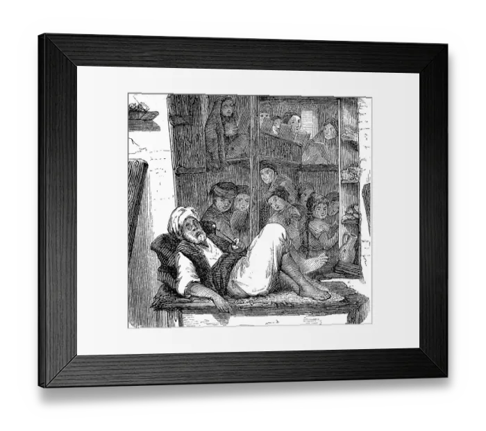 Framed Print : Turkish School, Turkey, c. 1870, digitally restored reproduction of a 19th century original, exact original date not known Framed Print : Turkish School, Turkey, c. 1870, digitally restored reproduction of a 19th century original, exact original date not known