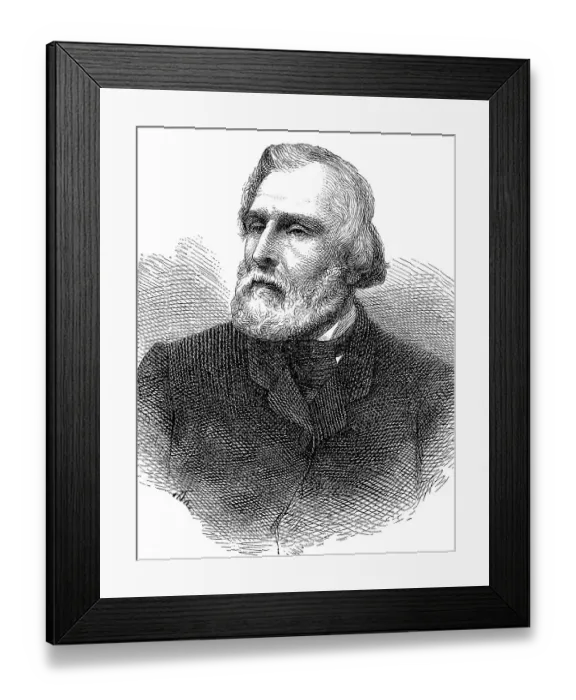 Framed Print : Ivan Sergeyevich Turgenev, Turgenev, 9 November 1818, 3 September 1883, writer, Russia, digitally restored reproduction of a 19th century original, exact original date unknown Framed Print : Ivan Sergeyevich Turgenev, Turgenev, 9 November 1818, 3 September 1883, writer, Russia, digitally restored reproduction of a 19th century original, exact original date unknown