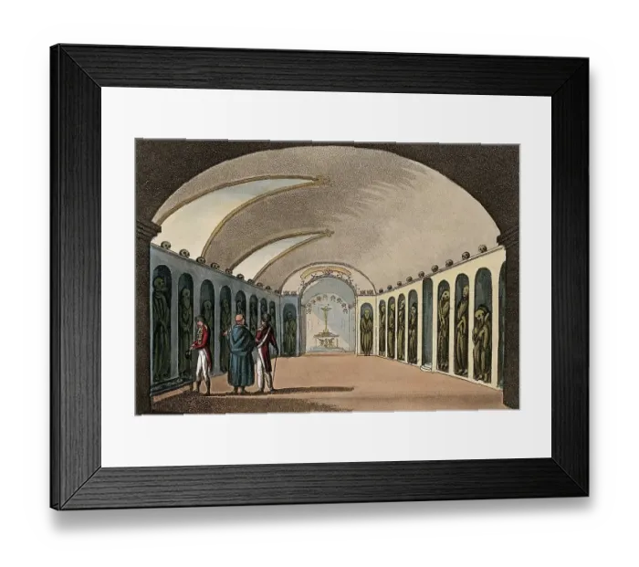 Framed Print : The Capuchin Crypt of Palermo, Le Catacombe dei Cappuccini, extensive crypt complex under the Capuchin monastery in Palermo and, with its natural mummies, one of the most famous burial grounds in the world, c Framed Print : The Capuchin Crypt of Palermo, Le Catacombe dei Cappuccini, extensive crypt complex under the Capuchin monastery in Palermo and, with its natural mummies, one of the most famous burial grounds in the world, c