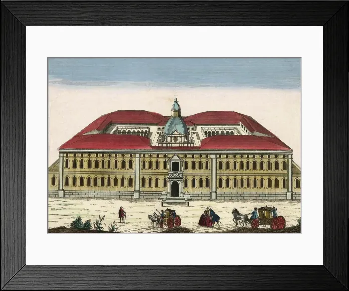 Framed Print : View of the Albergo dei Poveri, Poorhouse, in Palermo, c. 1800, Sicily, Italy, Historic, digitally restored reproduction from a 19th century original Framed Print : View of the Albergo dei Poveri, Poorhouse, in Palermo, c. 1800, Sicily, Italy, Historic, digitally restored reproduction from a 19th century original