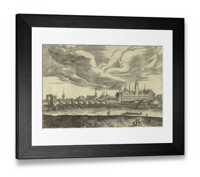 Framed Print : View of Dresden circa 1585, Saxony, Germany, Historical, digitally restored reproduction from an 18th or 19th century original Framed Print : View of Dresden circa 1585, Saxony, Germany, Historical, digitally restored reproduction from an 18th or 19th century original