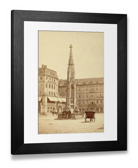 Framed Print : The Post Office Square in Dresden, c. 1860, Saxony, Germany, Historic, digitally restored reproduction from an 18th or 19th century original Framed Print : The Post Office Square in Dresden, c. 1860, Saxony, Germany, Historic, digitally restored reproduction from an 18th or 19th century original