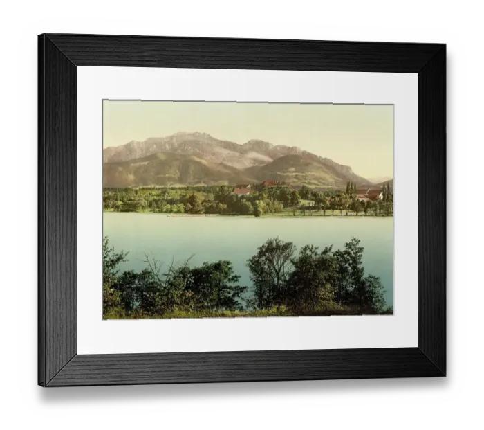 Framed Print : The Herreninsel in the Chiemsee, Bavaria, Germany, Historical, photochrome print from the 1890s Framed Print : The Herreninsel in the Chiemsee, Bavaria, Germany, Historical, photochrome print from the 1890s