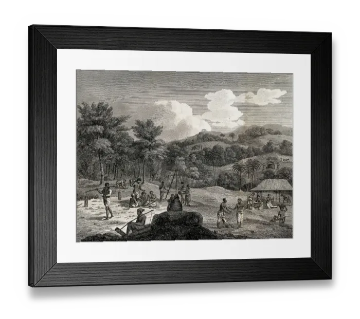 Framed Print : Slaves harvesting cinnamon near Colombo, 1801, Sri Lanka, Historic, digitally restored reproduction from a 19th century original Framed Print : Slaves harvesting cinnamon near Colombo, 1801, Sri Lanka, Historic, digitally restored reproduction from a 19th century original