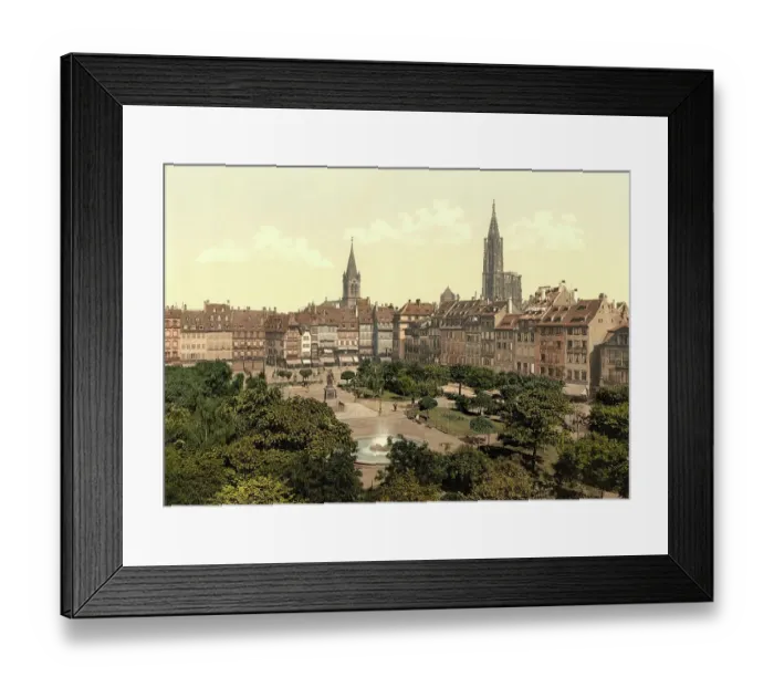 Framed Print : Strasbourg in Alsace, formerly Germany, now Alsace, France Framed Print : Strasbourg in Alsace, formerly Germany, now Alsace, France
