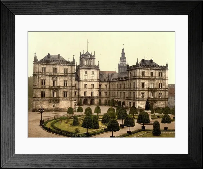 Framed Print : The Ehrenburg in Coburg, Bavaria, Germany, Historic, digitally restored reproduction of a photochrome print from the 1890s Framed Print : The Ehrenburg in Coburg, Bavaria, Germany, Historic, digitally restored reproduction of a photochrome print from the 1890s