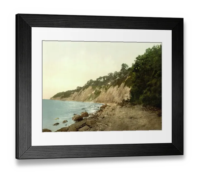 Framed Print : The Baltic Sea coast near Warnicken, Koenigsberg, formerly East Prussia, Germany, today Kaliningrad, Russia, Historic, digitally restored reproduction of a photochrome print from the 1890s Framed Print : The Baltic Sea coast near Warnicken, Koenigsberg, formerly East Prussia, Germany, today Kaliningrad, Russia, Historic, digitally restored reproduction of a photochrome print from the 1890s
