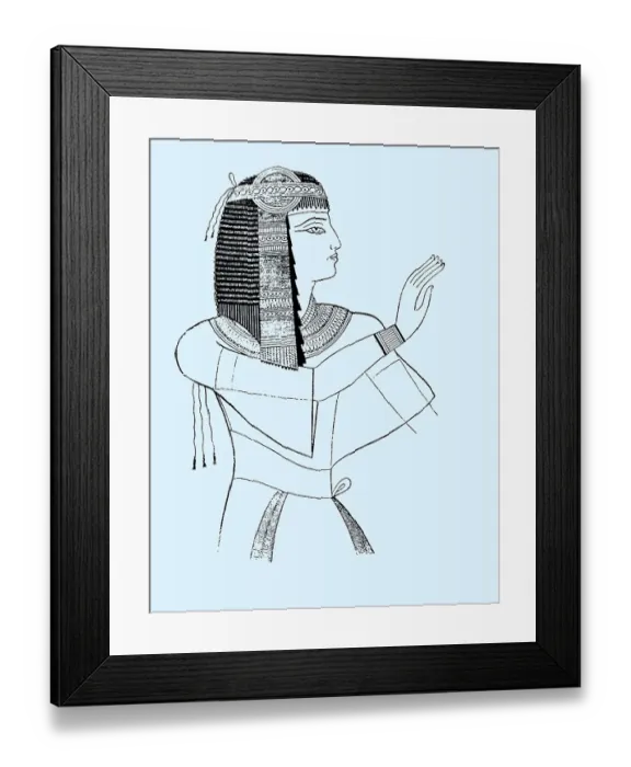 Framed Print : Crown Prince Amunherchepeschef, son of Pharaoh Ramses II 19th Dynasty, Egypt, History of Fashion, Historic, digitally restored reproduction of an original 19th century artwork, exact original date unknown Framed Print : Crown Prince Amunherchepeschef, son of Pharaoh Ramses II 19th Dynasty, Egypt, History of Fashion, Historic, digitally restored reproduction of an original 19th century artwork, exact original date unknown