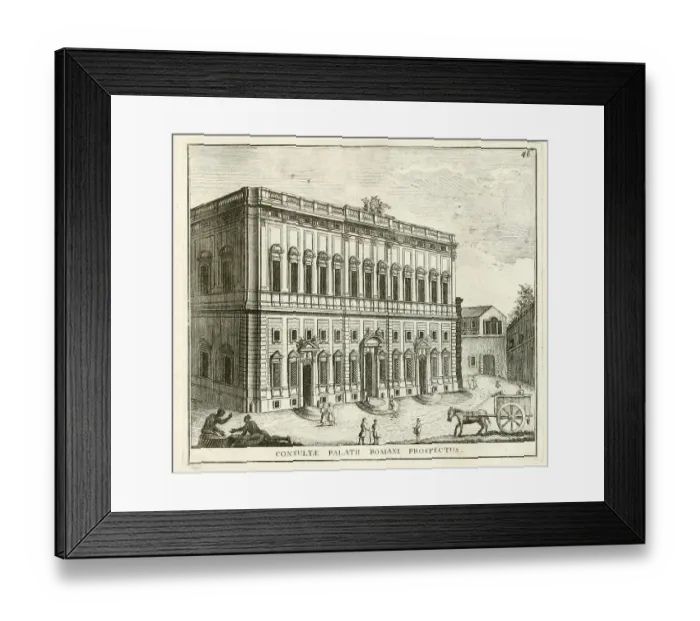 Framed Print : The Palazzo della Consulta, Palace of the Council is today the seat of the Italian Constitutional Court in Rome, historical Rome, Italy, digital reproduction of an original 17th-century painting, original date unknown Framed Print : The Palazzo della Consulta, Palace of the Council is today the seat of the Italian Constitutional Court in Rome, historical Rome, Italy, digital reproduction of an original 17th-century painting, original date unknown