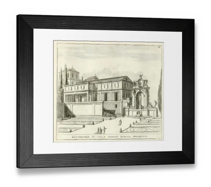 Framed Print : View of the billiard pavilion of Villa Albani, historical Rome, Italy, digital reproduction of an original 17th century painting, original date unknown Framed Print : View of the billiard pavilion of Villa Albani, historical Rome, Italy, digital reproduction of an original 17th century painting, original date unknown