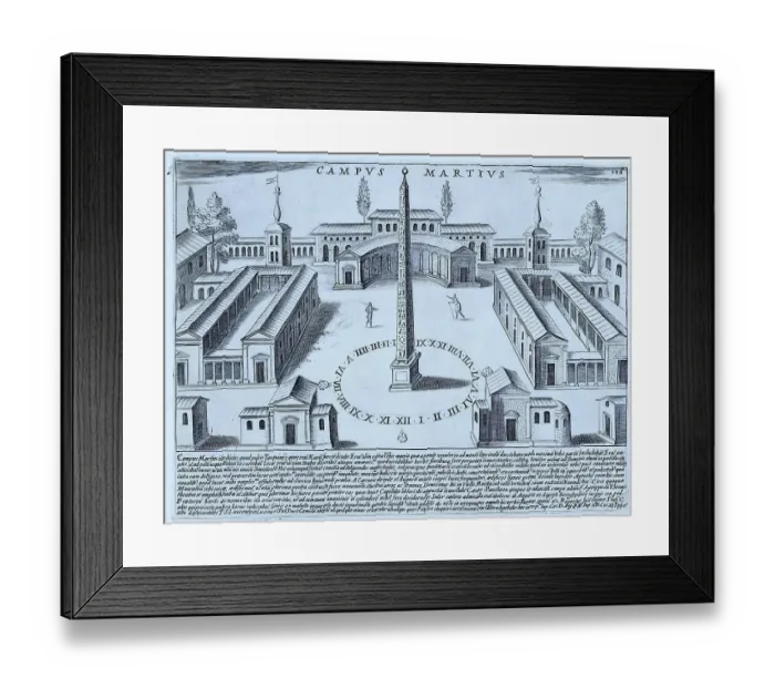 Framed Print : Campus Martius, Field of Mars was a more than 250 hectare area of ancient Rome in public ownership, historical Rome, Italy, digital reproduction of an original 17th century artwork, original date not known Framed Print : Campus Martius, Field of Mars was a more than 250 hectare area of ancient Rome in public ownership, historical Rome, Italy, digital reproduction of an original 17th century artwork, original date not known