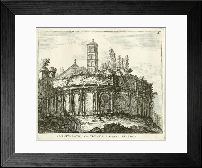 Framed Print : Amphitheatrum Castrense was an amphitheatre in the city of Rome at the time of the Imperium Romanum. Besides the Colosseum, it is the only amphitheatre in the city of which remnants remain today, historical Rome, Italy Framed Print : Amphitheatrum Castrense was an amphitheatre in the city of Rome at the time of the Imperium Romanum. Besides the Colosseum, it is the only amphitheatre in the city of which remnants remain today, historical Rome, Italy