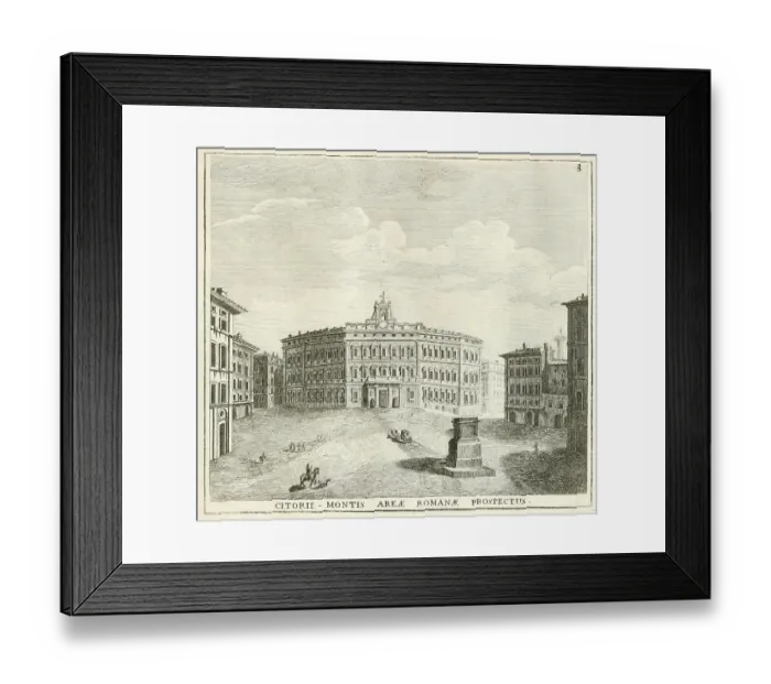 Framed Print : Piazza di Monte Citorio, at the corner of Piazza Colonna, Rome, historical Rome, Italy, digital reproduction of an original 17th century painting, original date unknown Framed Print : Piazza di Monte Citorio, at the corner of Piazza Colonna, Rome, historical Rome, Italy, digital reproduction of an original 17th century painting, original date unknown