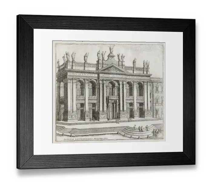 Framed Print : Lateran Basilica, Italian Basilica San Giovanni in Laterano, is the cathedral of the diocese of Rome, one of the seven pilgrim churches and one of the five papal basilicas of Rome, historic Rome, Italy Framed Print : Lateran Basilica, Italian Basilica San Giovanni in Laterano, is the cathedral of the diocese of Rome, one of the seven pilgrim churches and one of the five papal basilicas of Rome, historic Rome, Italy