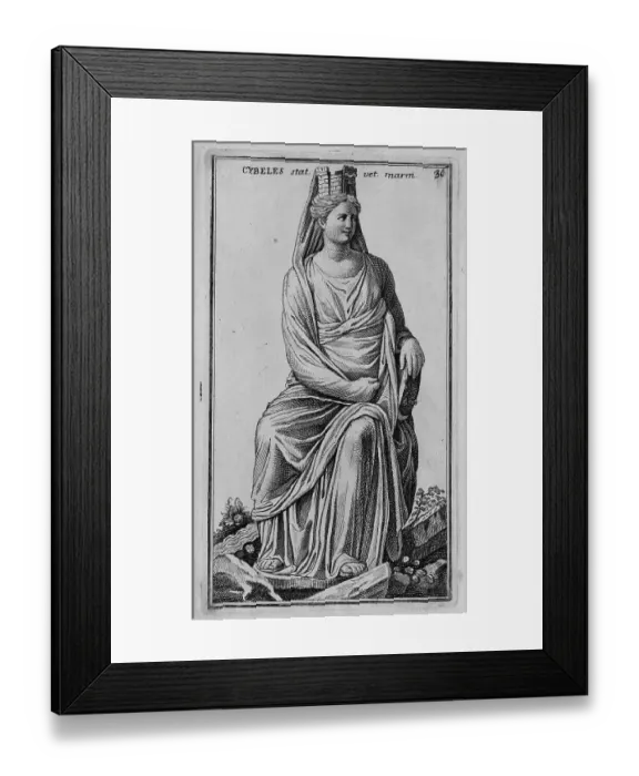 Framed Print : The Greek goddess Kybele, marble statue from ancient Rome, Italy, digital reproduction of an original from the 18th century, original date not known Framed Print : The Greek goddess Kybele, marble statue from ancient Rome, Italy, digital reproduction of an original from the 18th century, original date not known