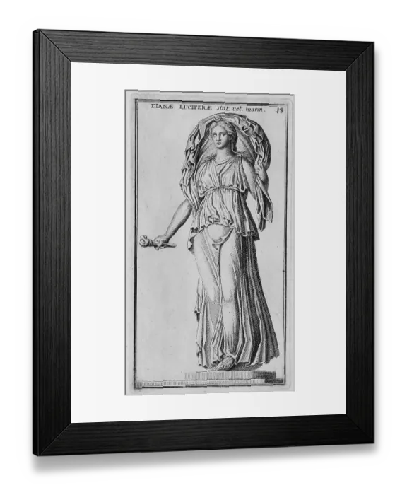 Framed Print : The Roman goddess Diana, marble statue from ancient Rome, Italy, digital reproduction of an original from the 18th century, original date not known Framed Print : The Roman goddess Diana, marble statue from ancient Rome, Italy, digital reproduction of an original from the 18th century, original date not known