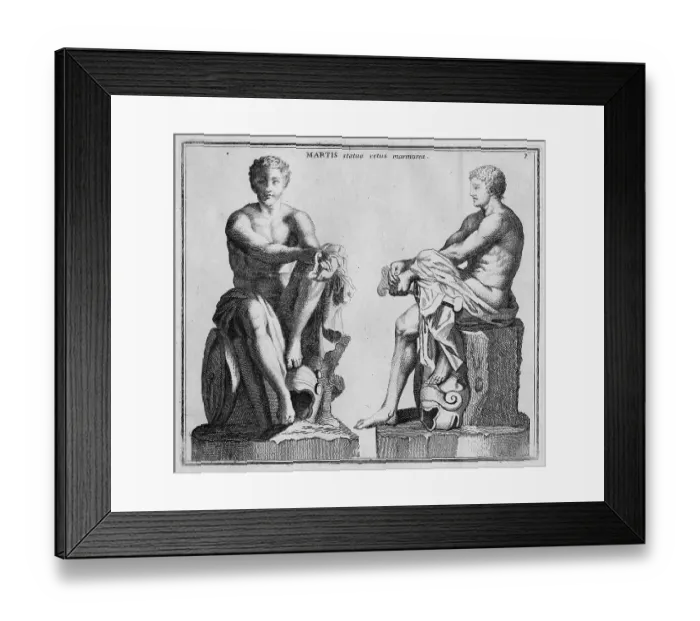 Framed Print : The Roman god Mars, marble statue from ancient Rome, Italy, digital reproduction of an original from the 18th century, original date not known Framed Print : The Roman god Mars, marble statue from ancient Rome, Italy, digital reproduction of an original from the 18th century, original date not known